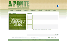 Tablet Screenshot of a-ponte.org.br